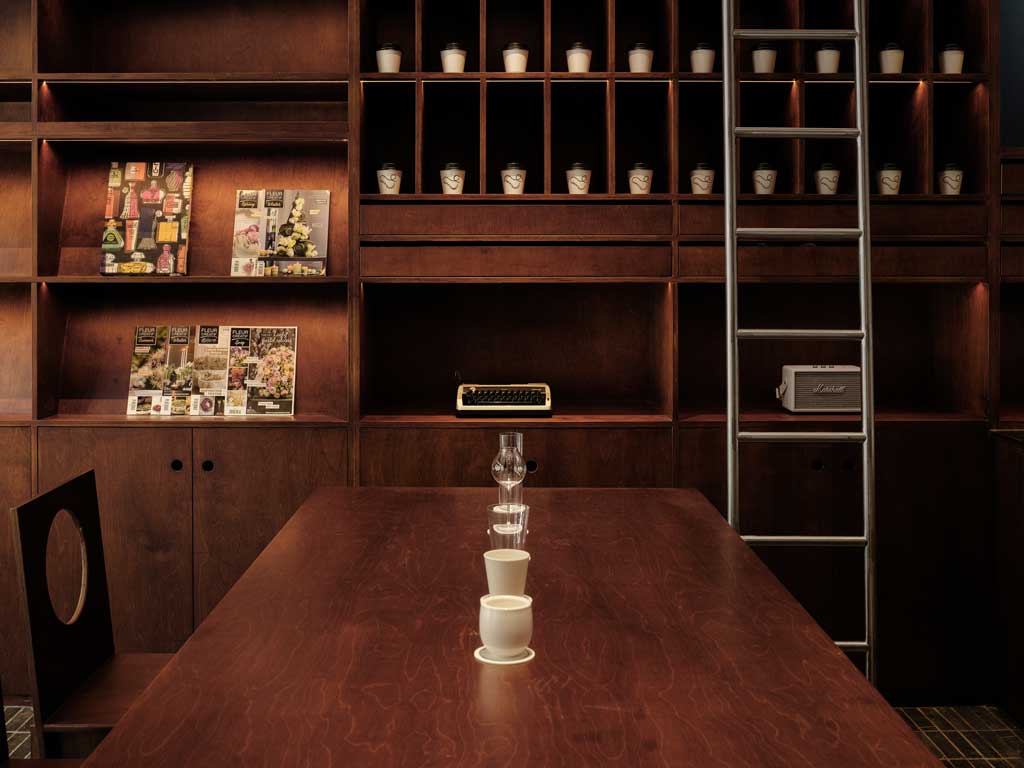 wooden display cabinet