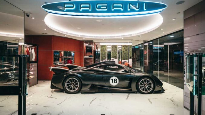 Showroom Pagani Automobili Hong Kong