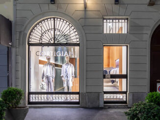 Vetrine boutique Cortigiani a Milano