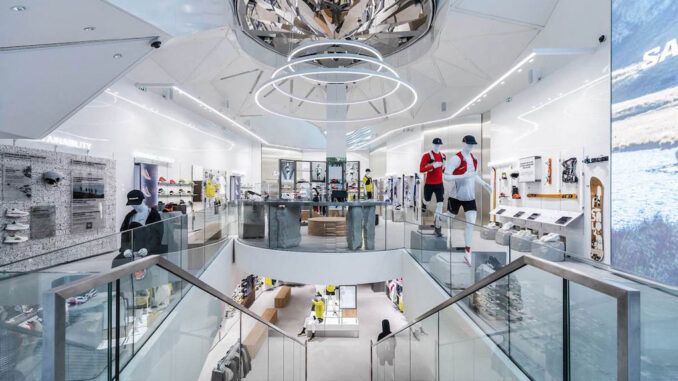 Salomon - nuovo flagship store sugli Champs-Elysées a Parigi