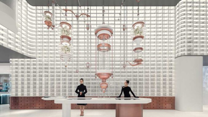 flagship store globale di Florasis, Hidden Garden