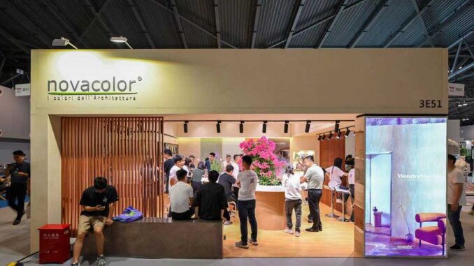 Stand Novacolor al Design Shanghai 2024