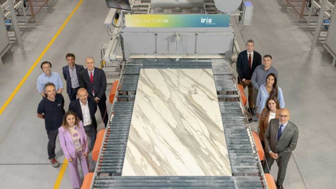 lastra ceramica con idrogeno verde