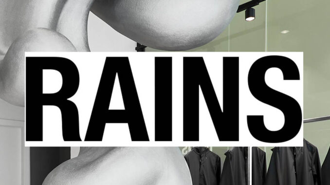 Rains apre il suo primo flagship store a Milano