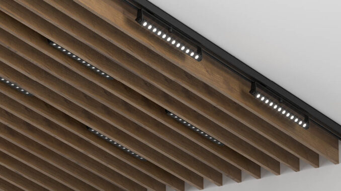 soluzione di illuminazione lineare per binari 48V