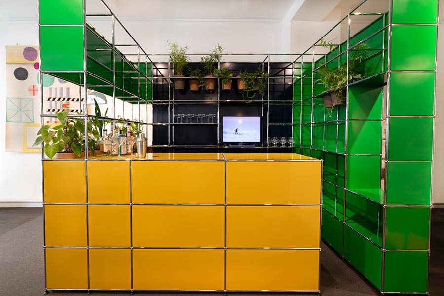 Lo showroom parigino di USM Modular Furniture supporta i Giochi Olimpici
