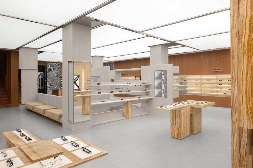 Concept store per negozio di occhiali