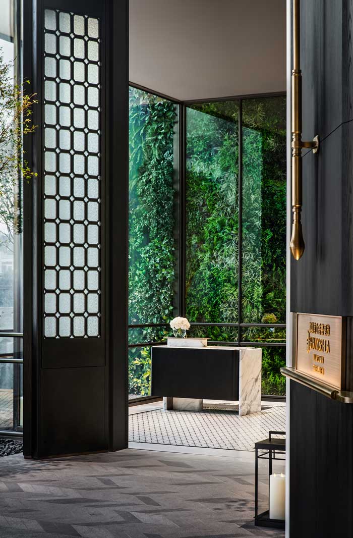 Entrance of the Shangri-La Nanshan hotel in Shenzhen, designed by CCD