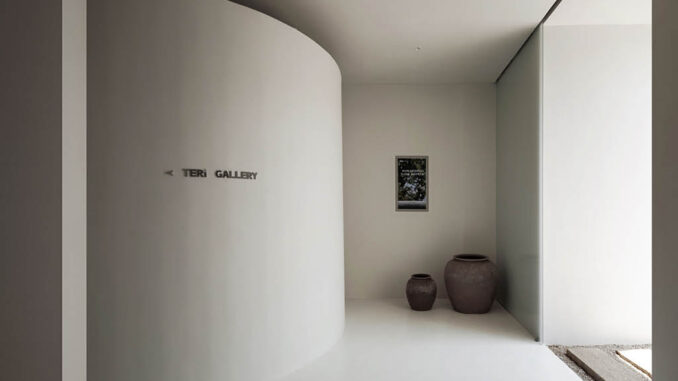 Showroom for a wood flooring brand