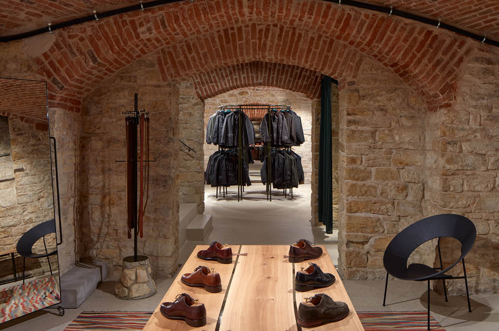 Interior of Gentleman Store in Prague
