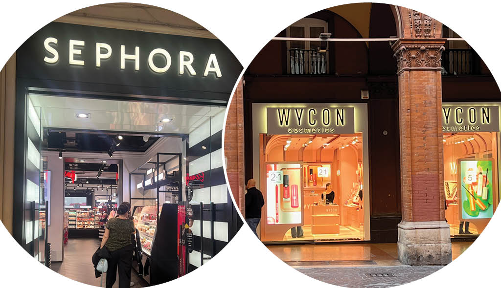 Retail channels in the cosmetics sector