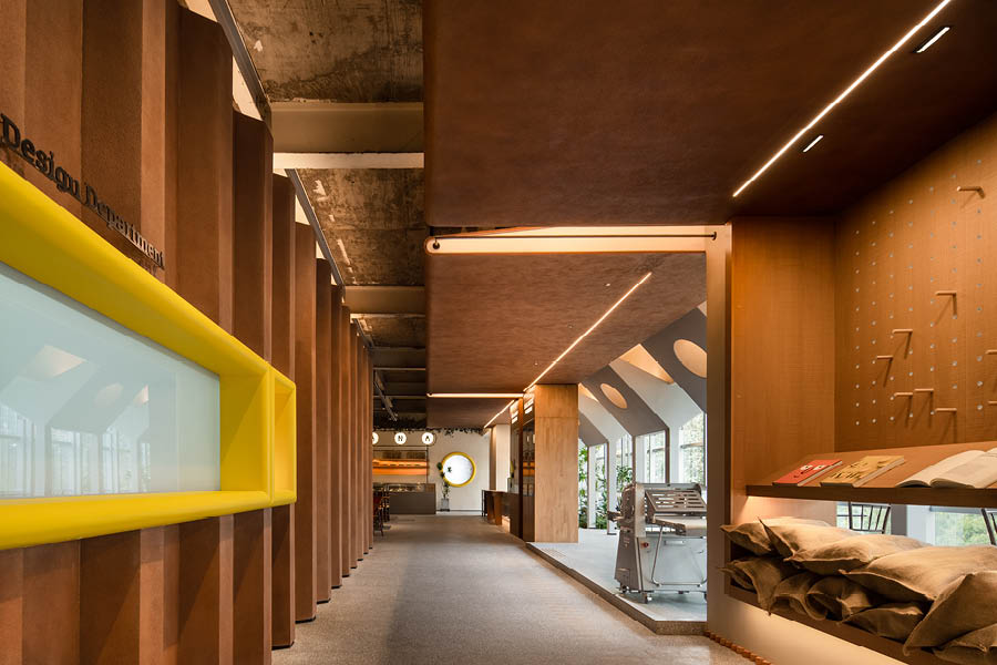 Interno dal design industriale
