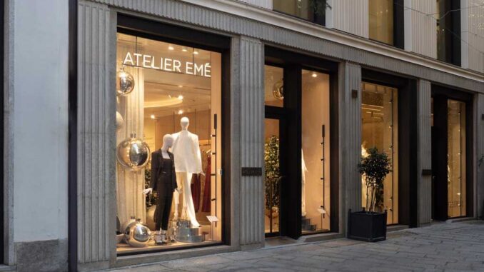 Atelier Emé nuovo spazio a Palazzo Pertusati in Via della Spiga a Milano