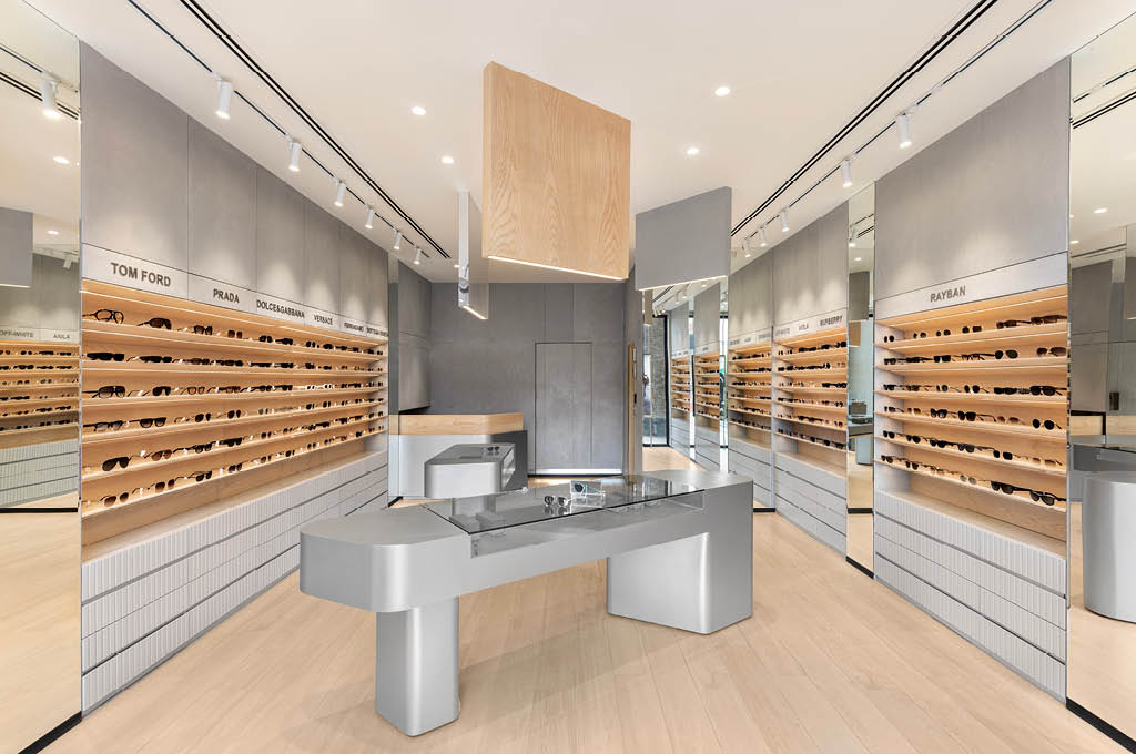 arredamento per negozio di ottica