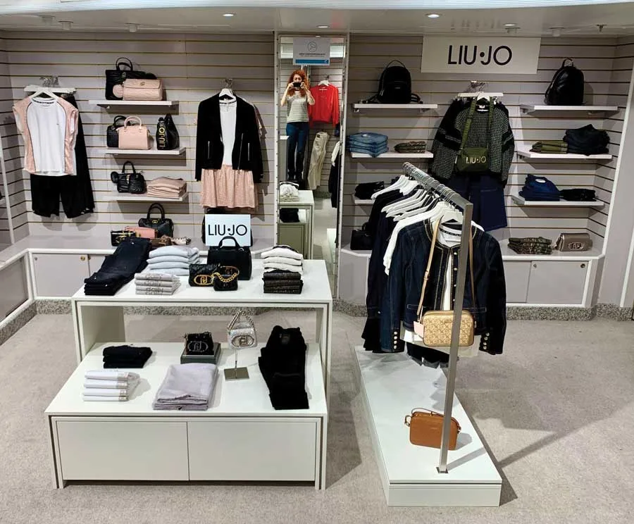 boutiques and visual merchandising on cruise ships