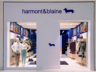 Vista esterna della boutique Harmont & Blaine presso Aventura Mall, Miami