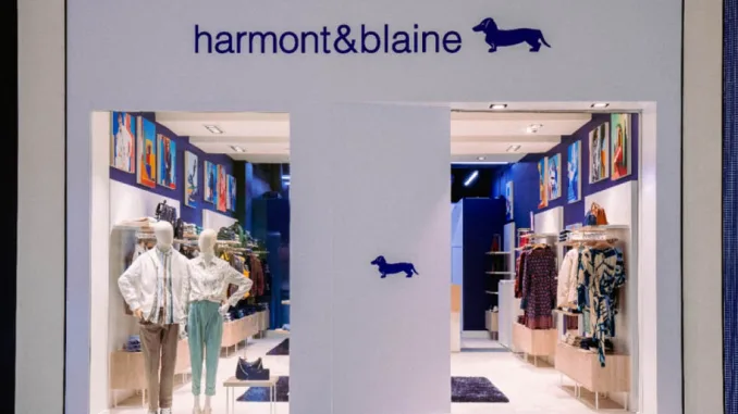Vista esterna della boutique Harmont & Blaine presso Aventura Mall, Miami