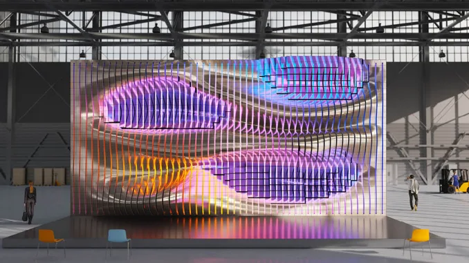 LG Kinetic LED ridefinisce il concetto di display con installazioni artistiche e immersive.