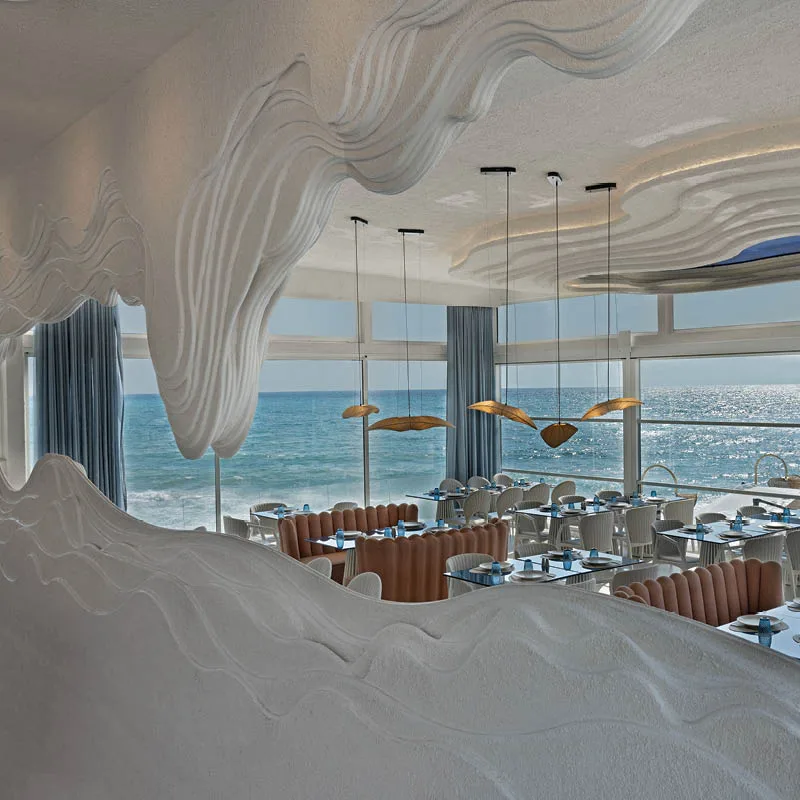 Design ispirato al mare di Signature by the Sea – ristorante di lusso sul mare