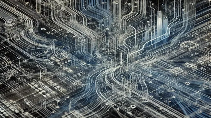 schema astratto di impianto elettrico