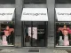 Vetrina del flagship store Samsonite con allestimento dedicato alla collezione Frida Kahlo x Samsonite durante la Design Week, con elementi floreali, valigie illustrate e ritratti artistici