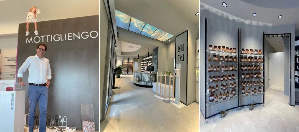 Architect Marco Mottigliengo creator of Farmonia pharmacy design format