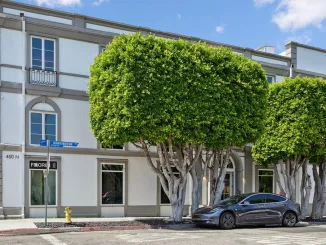 Vista esterna dello showroom Florim su Dorrington Boulevard