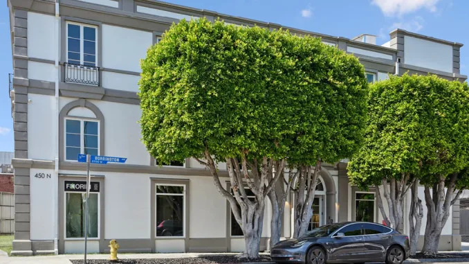 Vista esterna dello showroom Florim su Dorrington Boulevard