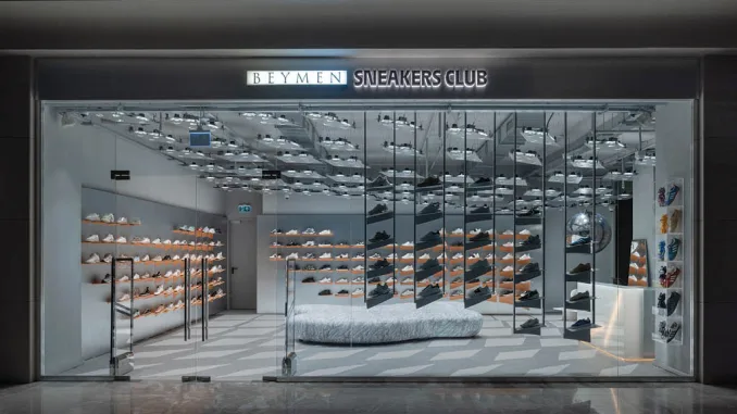 Vista dello store Beymen Sneakers Club a Istanbul
