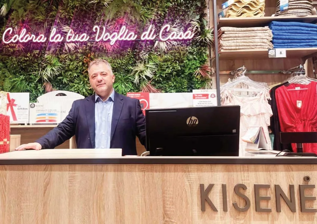 Paolo Cafaro responsabile retail della catena Kisenè.