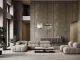Lampada a sospensione HALO Italamp installata in ambiente con arredi minimal.