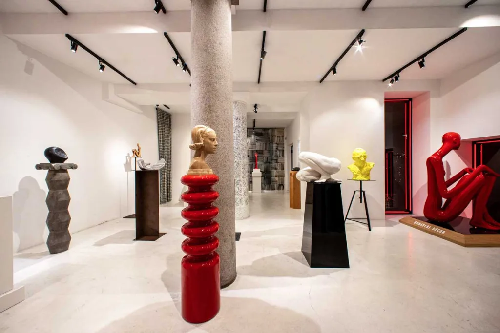 Allestimento Bonaveri Décor ispirato all’anatomia umana e al design