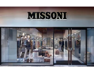 facciata della boutique Missoni a Miami nel Design District