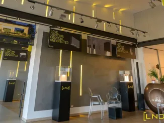love lighting cocktail unexpected – allestimento dell’evento Landa dedicato alla cultura della luce e al design illuminotecnico