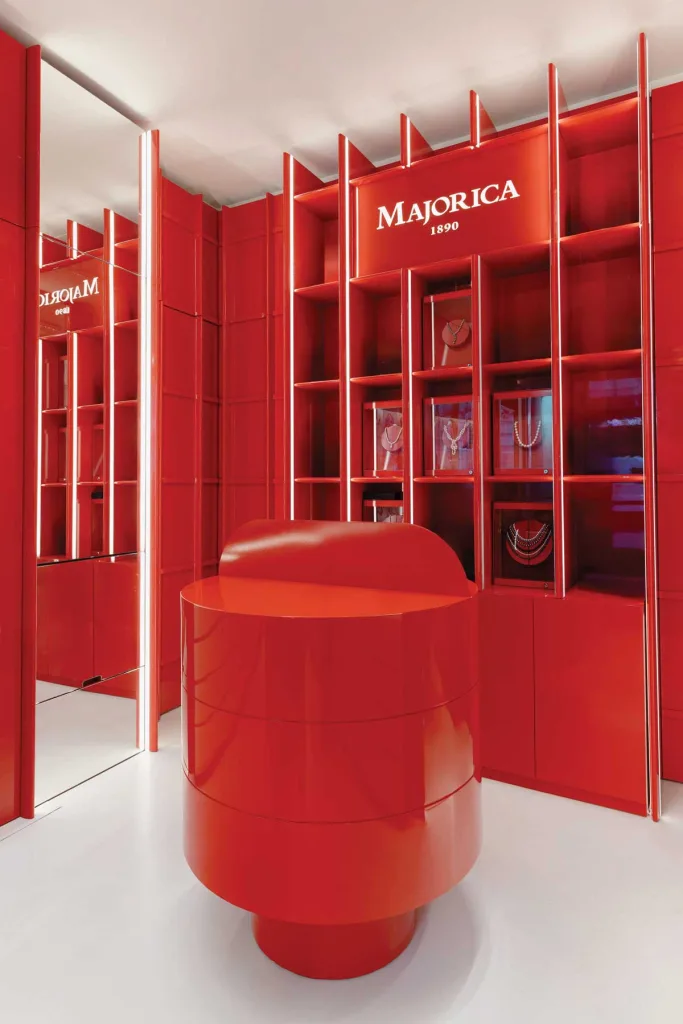 interior Majorica Store in Madrid