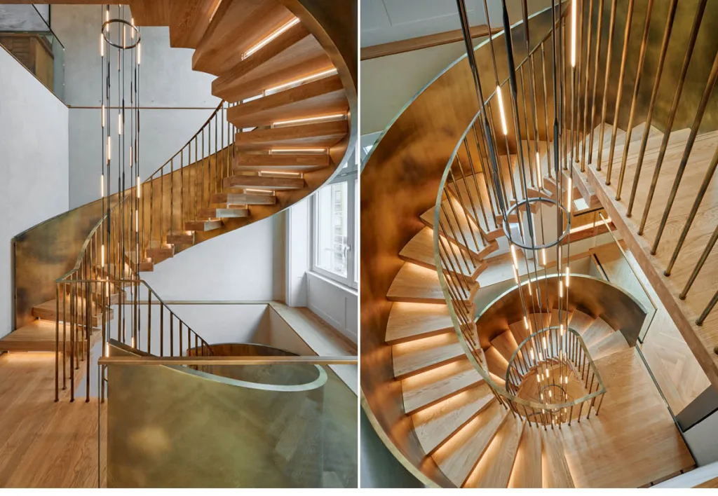 self-supporting spiral staircase