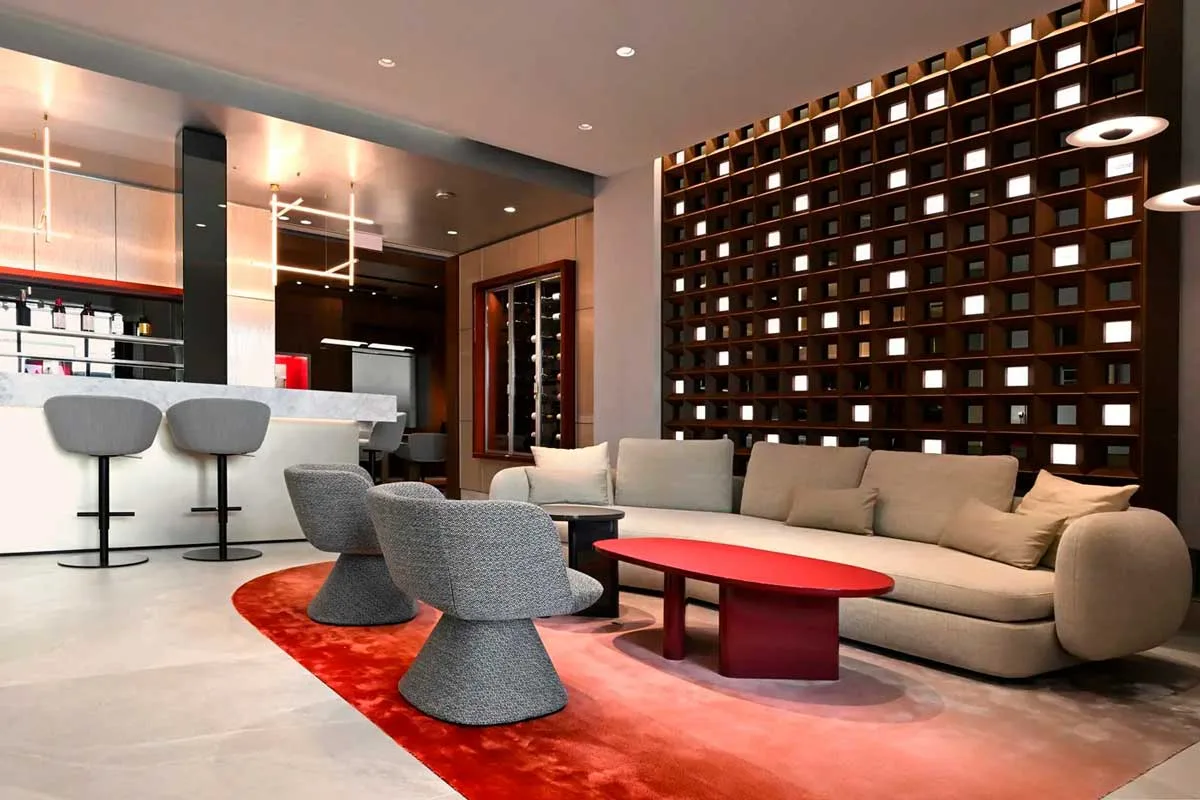 interior design Le Lounge Roger Dubuis Ginevra