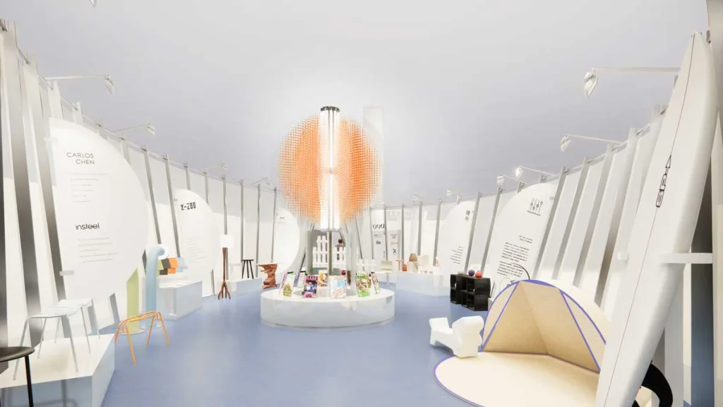 Eye of Design installation at the Eye-Opener exhibition by Dayuan Design