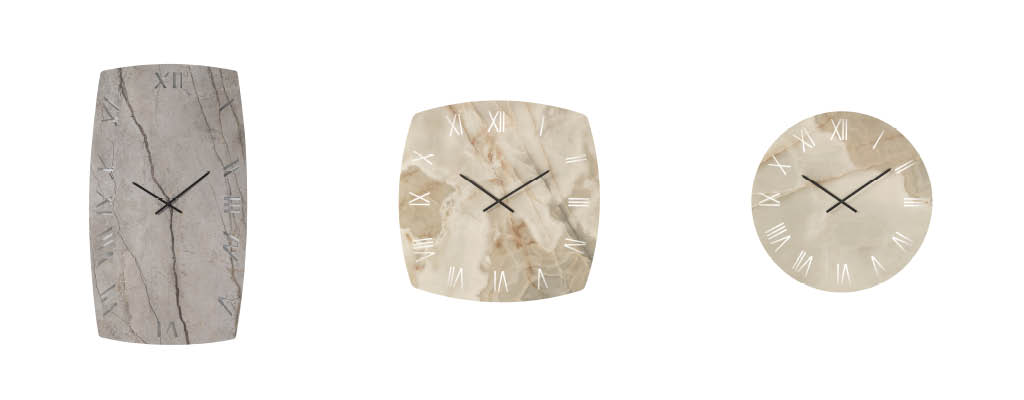 orologio da parete in ceramica