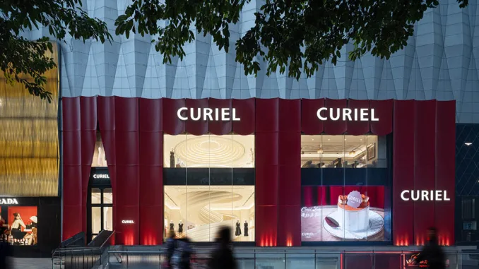 facciata flagship store CURIEL CASA Chongqing