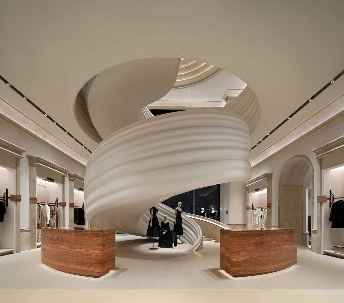 parametric spiral staircase CURIEL CASA Chongqing
