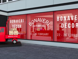 Bonaveri EuroShop 2026 a Düsseldorf, vetrine showroom rosse con allestimento Bonaveri Décor e date 22–26 February