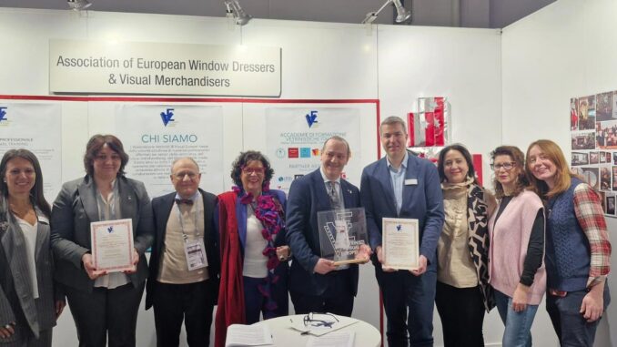 stand ’Associazione Vetrinisti & Visual Europei a Christmasworld 2026