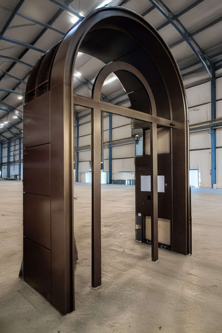 bent metal profile for custom metal retail furniture structures