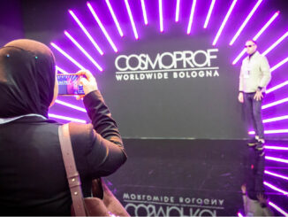 cosmoprof bologna installazione luminosa experience branding