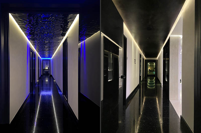 area fitness della Longevity SPA al Portrait Milano con attrezzature Technogym
