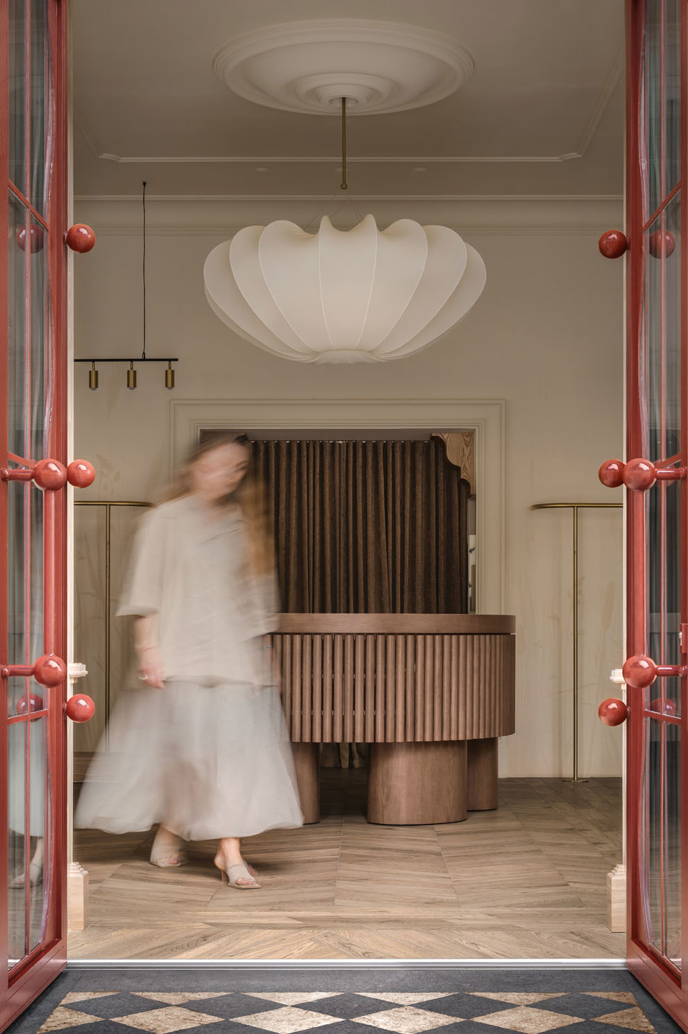 entrance of Love by the Moon boutique designed by HE.D group in Kyiv