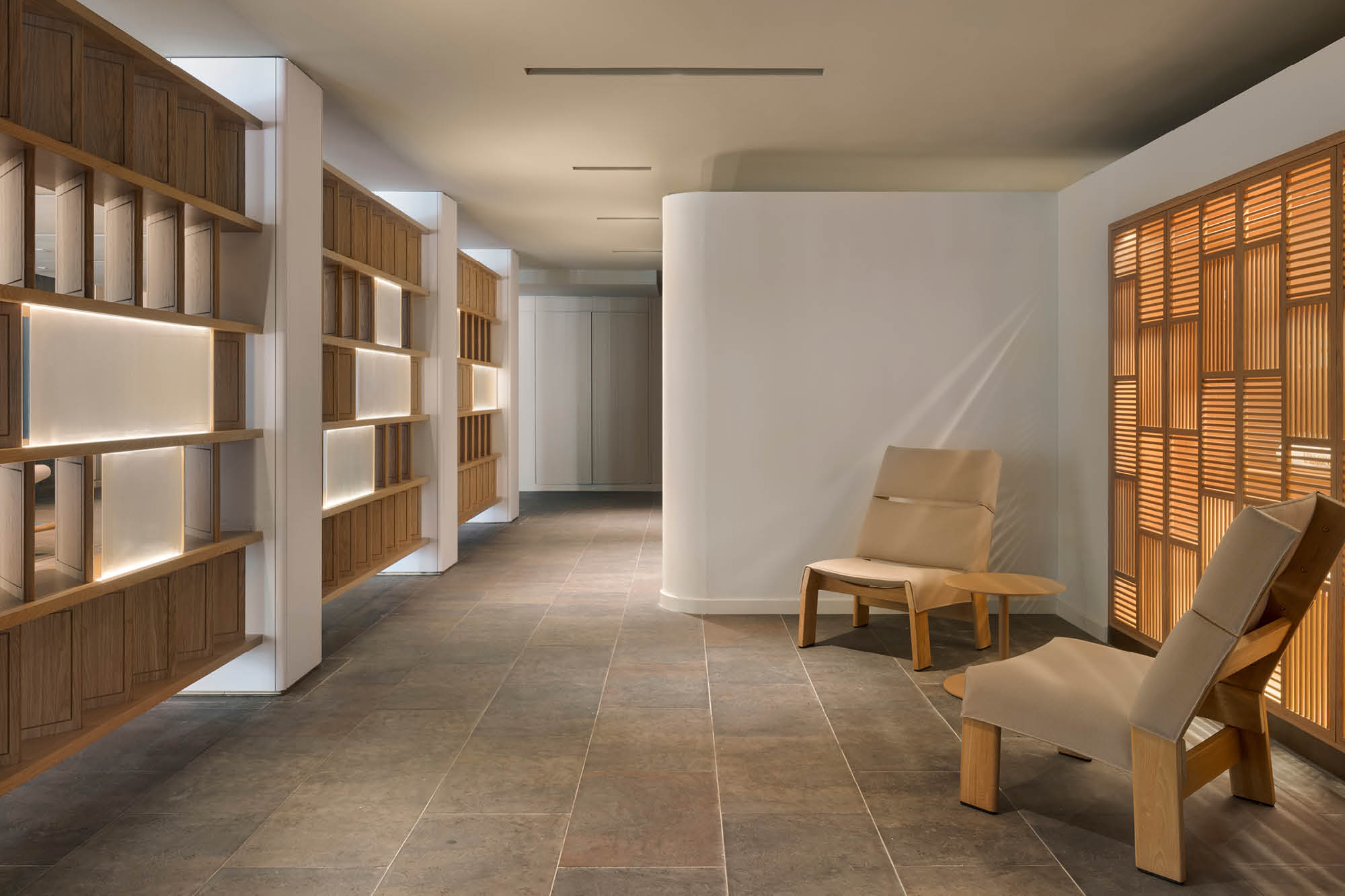 Spa corridor and wellness area at METT Barcelona