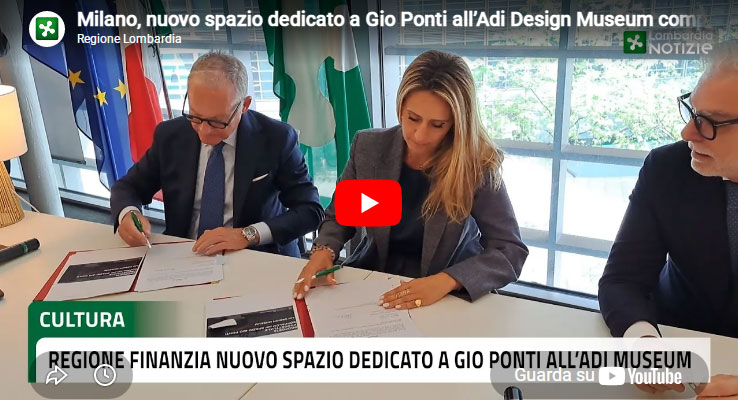 Firma della convenzione per il nuovo spazio Gio Ponti all’ADI Design Museum