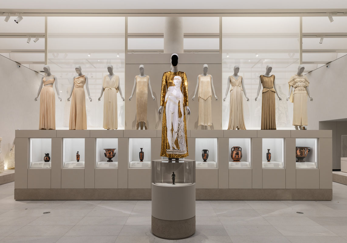 Bonaveri mannequins displaying historical garments in the Costume Art exhibition at the Metropolitan Museum of Art.